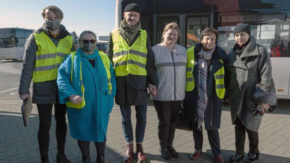 Machinska und ukrainische Kollegen