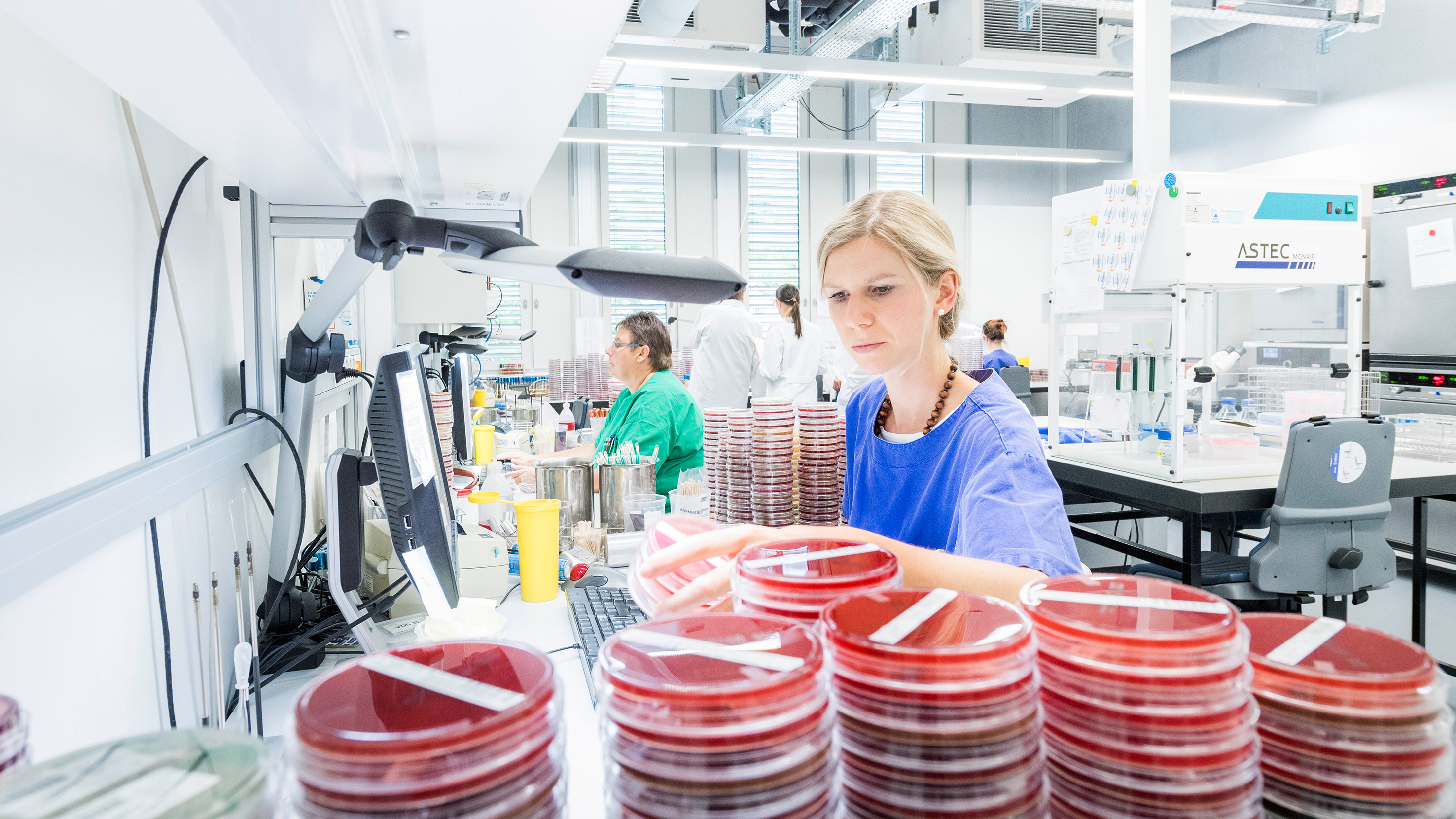 Im Labor werden Blutproben untersucht. (Bild: Frank Brüderli)