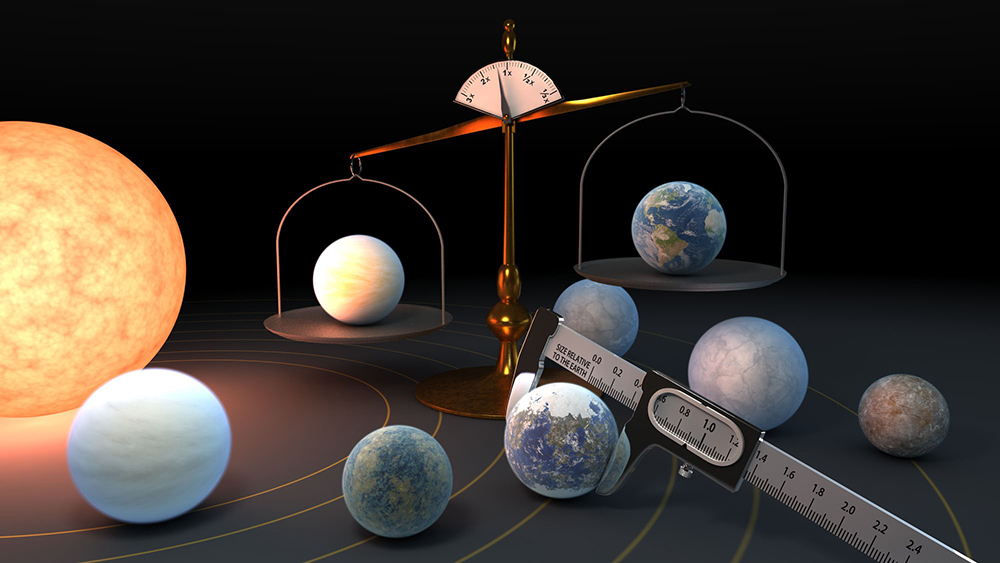  The planets of TRAPPIST-1 are roughly the size and mass of Earth and thus must also be rocky, or terrestrial