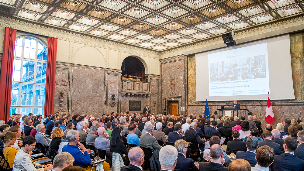 Aula UZH: 70 Jahre Churchill Rede