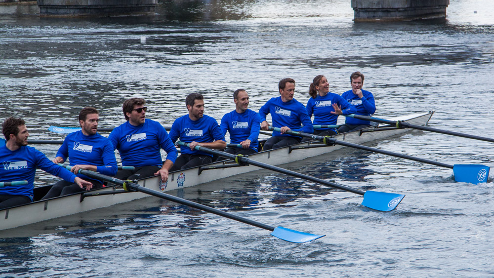 Freude herrscht im Alumni-Boot der Universität Zürich.