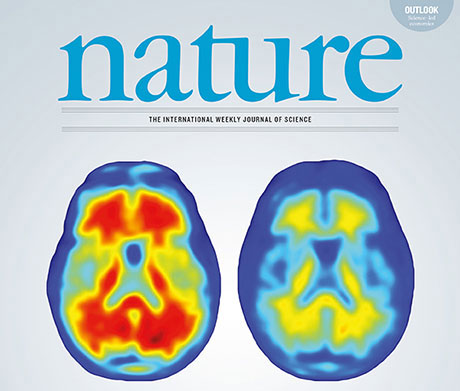 The picture shows the cover of the Nature issue of September 1, 2016