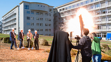 Spatenstich 5. Bauetappe UZH Irchel